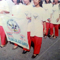 Members of Lapunti Club in Baliuag Colleges.