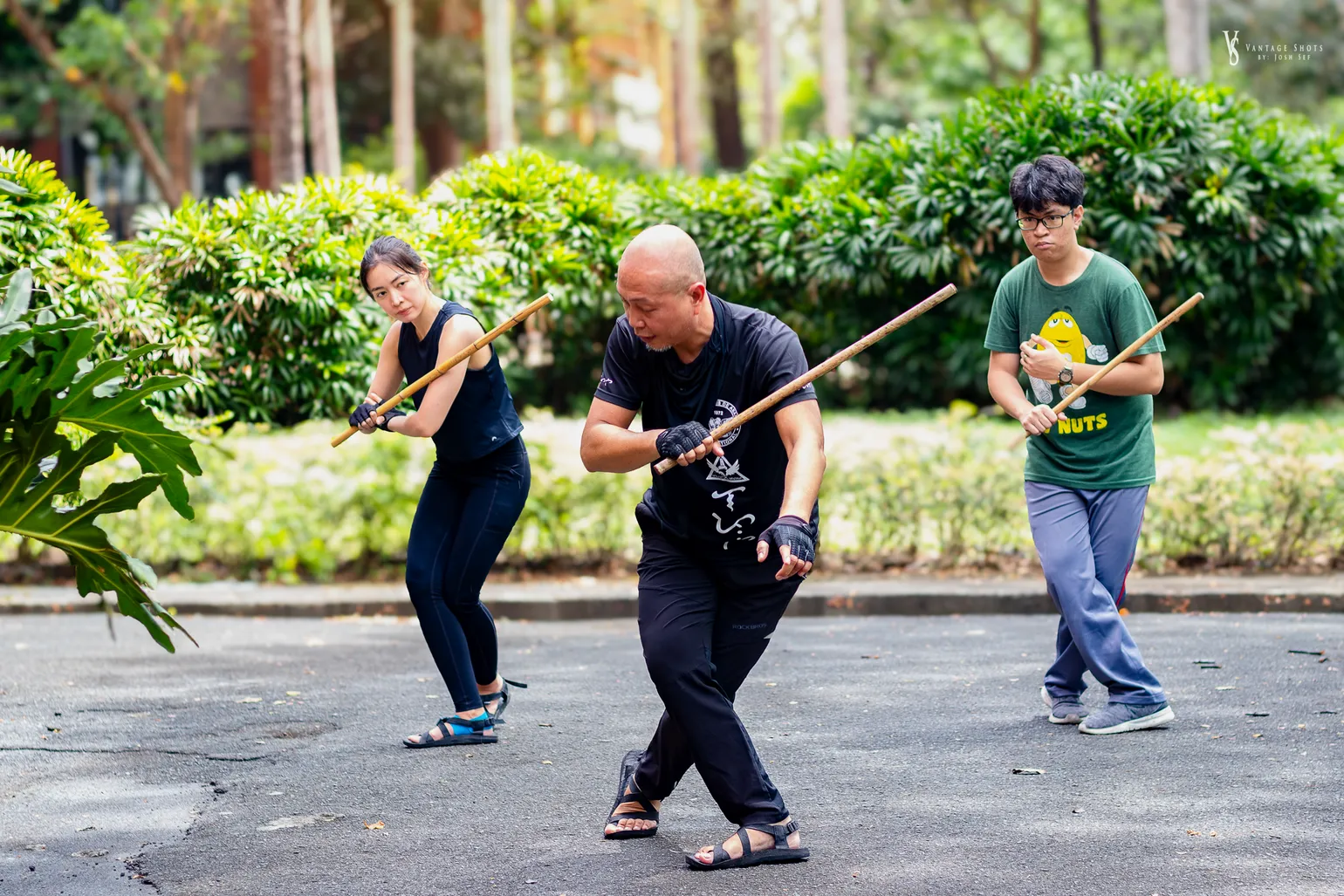 Filipino Martial Arts practitioners - Lapunti Arnis De Abanico group drill
