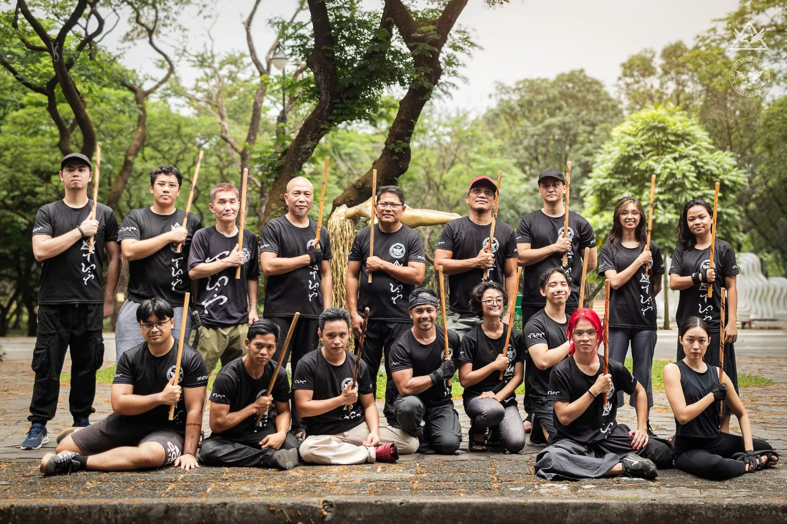 Filipino Martial Arts practitioners - Lapunti Arnis De Abanico at UP Theater